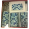 Набор аксессуаров для ванной Podari Blue Mosaic 4