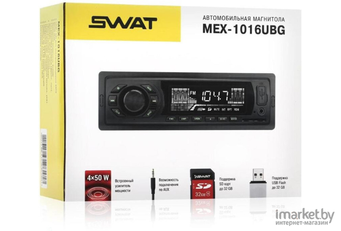 USB-магнитола Swat MEX-1016UBG