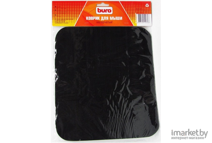 Коврик для мыши Buro BU-CLOTH Черный