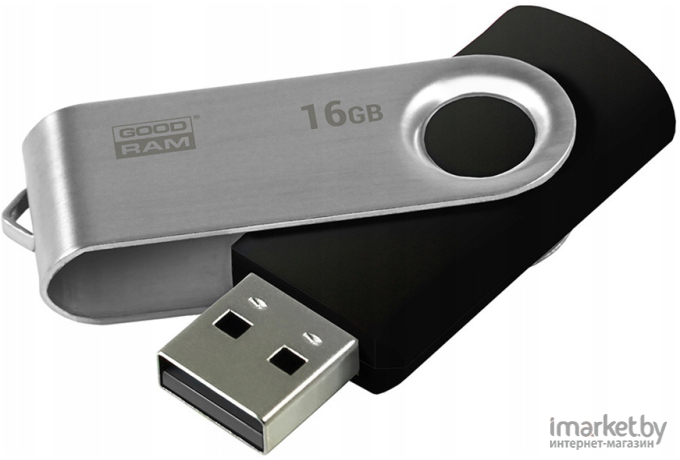 USB Flash GOODRAM UTS2 16GB OTG (черный) [UTS2-0160K0R11]