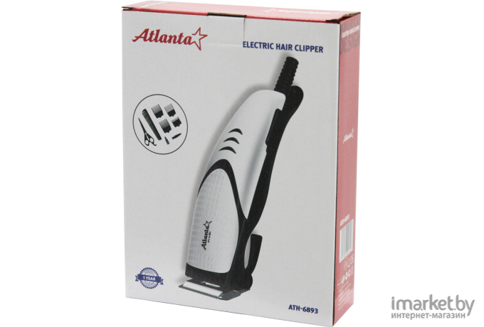 Машинка для стрижки волос Atlanta ATH-6893 (черный)