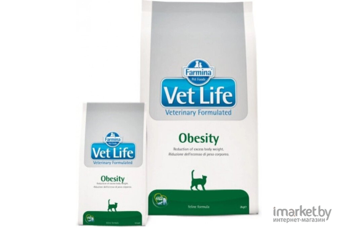 Корм для кошек Farmina Vet Life Obesity 2 кг