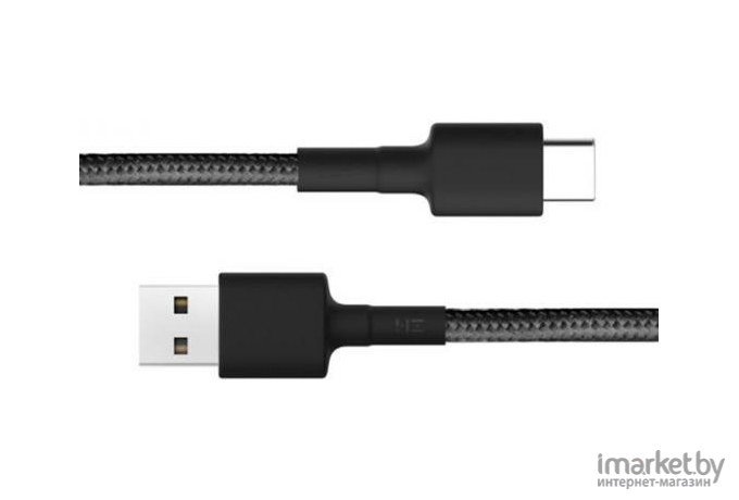 Кабель Xiaomi Mi Type-C Braided Cable / SJV4109GL (черный)
