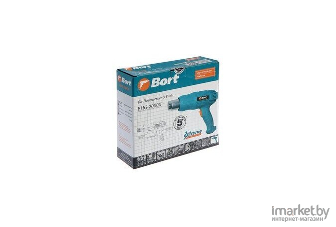 Строительный фен Bort BHG-2000X (91272577)
