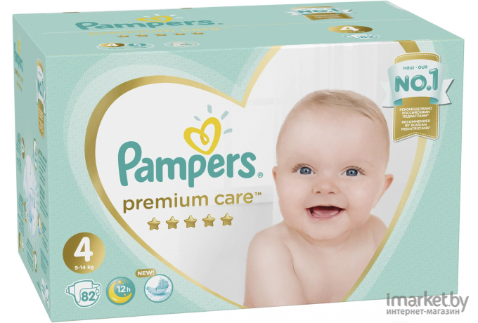 Подгузники Pampers Premium Care 4 Maxi (82шт)