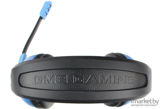 Наушники-гарнитура Gembird MHS-G55 (черный/синий)