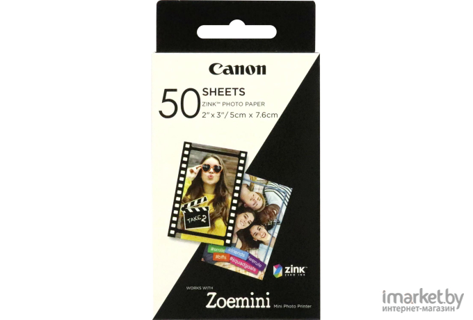 Фотобумага Canon Zink ZP-2030 50л [3215C002]
