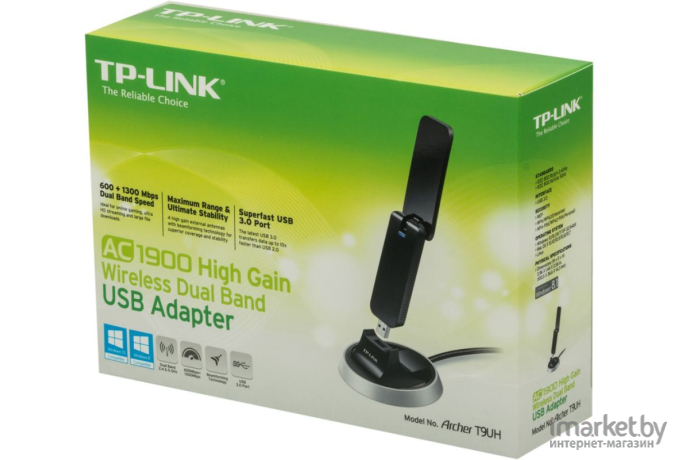Адаптер Wi-Fi TP-Link Archer T9UH [USB 2.0]
