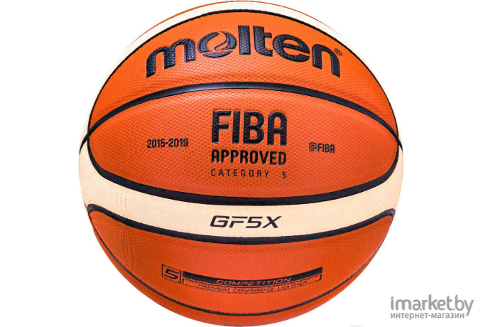 Баскетбольный мяч Molten BGF5X FIBA (размер 5)
