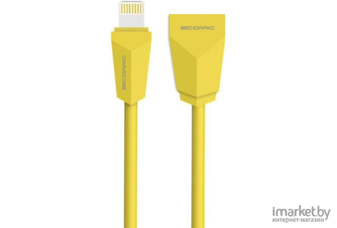 Кабель Atomic C-27i iPhone/iPad 8-pin желтый