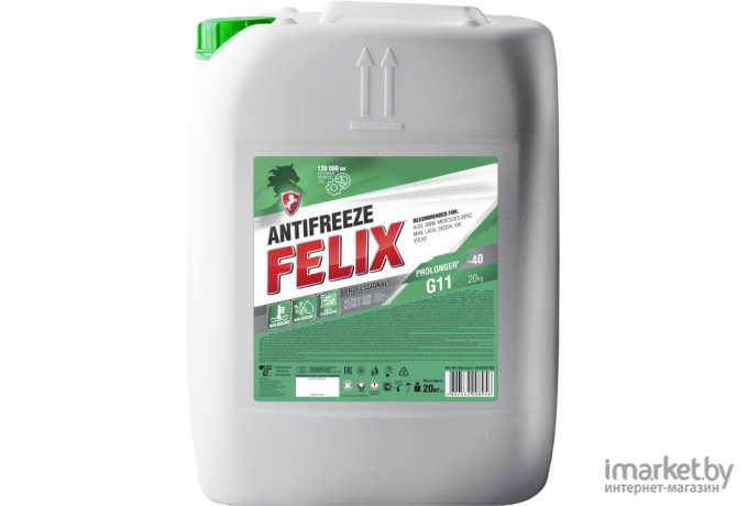 Антифриз FELIX Prolonger G11 до -40 С / 430206158 (20кг, зеленый)