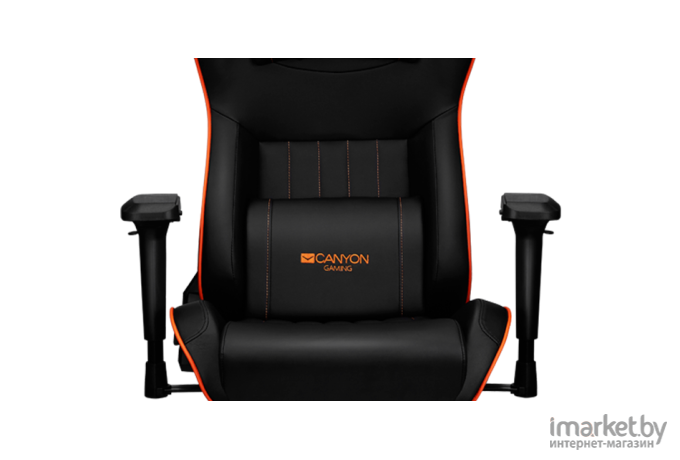 Геймерское кресло Canyon Corax CND-SGCH5 черный/оранжевый