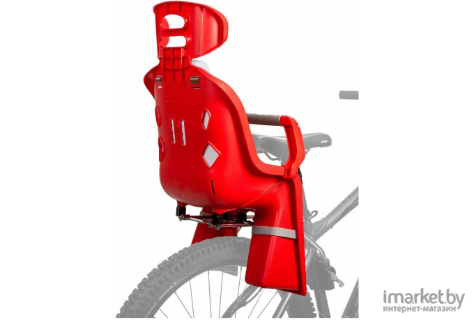 Детское велокресло SunnyWheel SW-BC-137 / Х90119 (серый/красный)