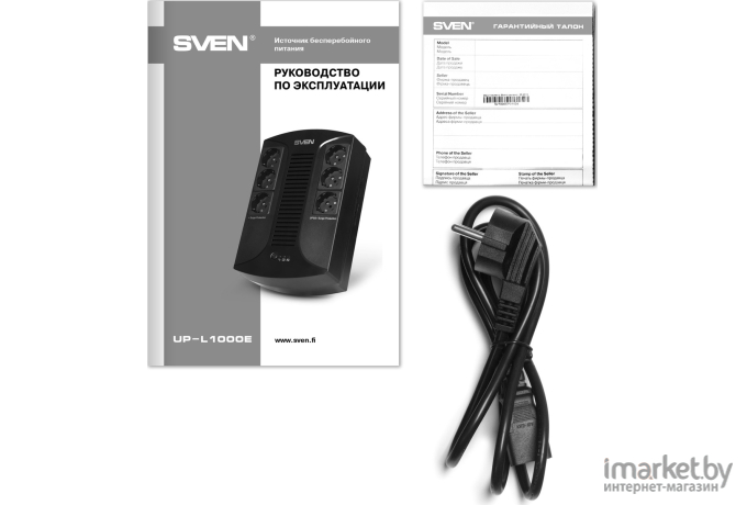 ИБП Sven UP-L1000E (черный)