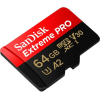 Карта памяти SanDisk Extreme Pro microSDXC 64GB+SD Adapter+Rescue [SDSQXCY-064G-GN6MA]