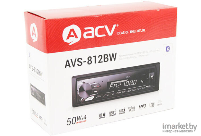 Бездисковая автомагнитола ACV AVS-812BW