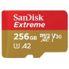 Карта памяти SanDisk Флеш microSD 256GB microSDXC Class 10 UHS-I A2 C10 V30 U3 Extreme Plus (SD адаптер) 170MB/s [SDSQXBZ-256G-GN6MA]