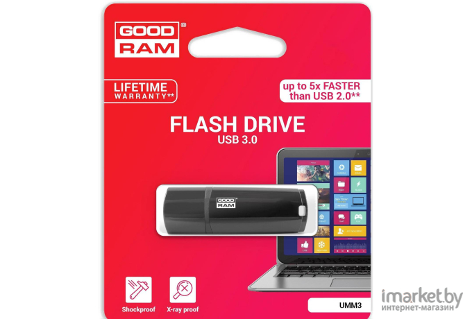 USB Flash GOODRAM UMM3 64GB [UMM3-0640K0R11]