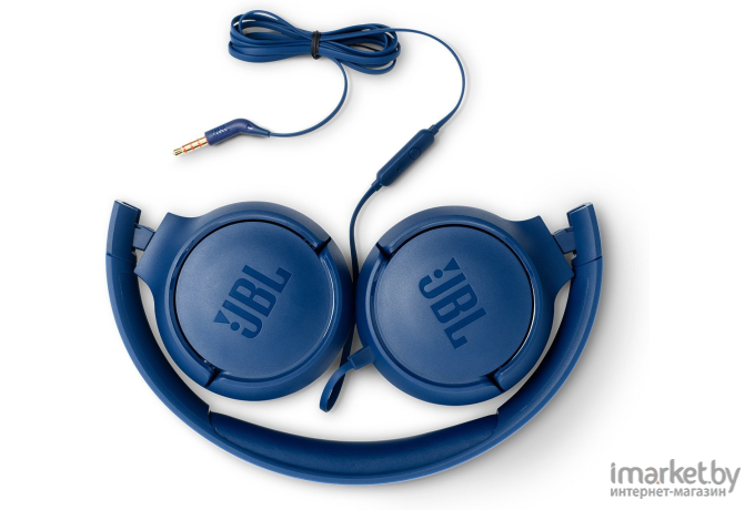 Наушники накладные JBL Tune 500 Blue [JBLT500BLU]