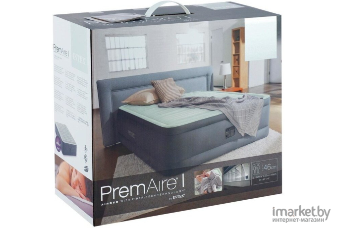 Надувная кровать Intex Premaire Elevated Airbed 64904 (с насосом)