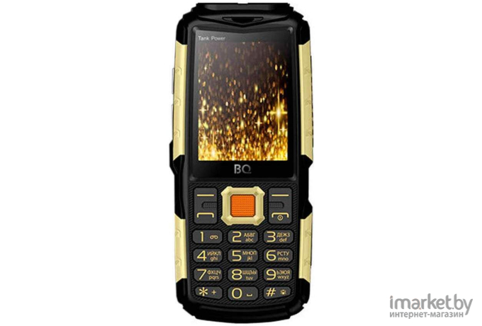 Мобильный телефон BQ Tank Power BQ-2430 (черный/золото)