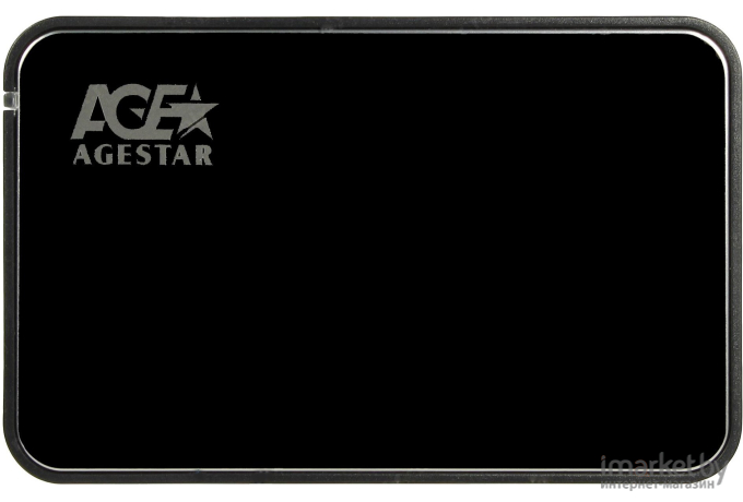  AgeStar Внешний корпус для HDD/SSD 3UB2A8S-6G (SILVER) SATA III 2.5 пластик/алюминий/серебристый