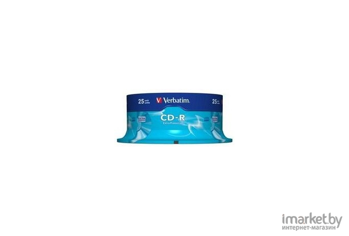 Оптический диск Verbatim CD-R 700Mb DL Extra Protection 52x 25 шт CakeBox [43432]