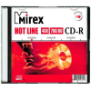 Оптический диск Mirex CD-R 700Mb HotLine 48x slim целофанирован [UL120050A8S]