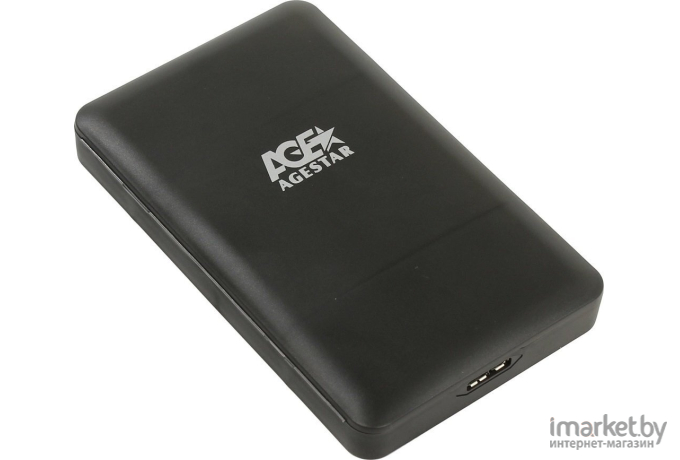 Бокс для жесткого диска AgeStar HDD SATA 2.5" Black [3UBCP3-Black]