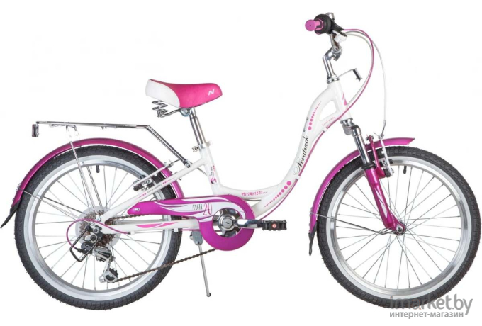 Велосипед детский Novatrack Angel 20 2019 белый [20AH6V.ANGEL.WT9]