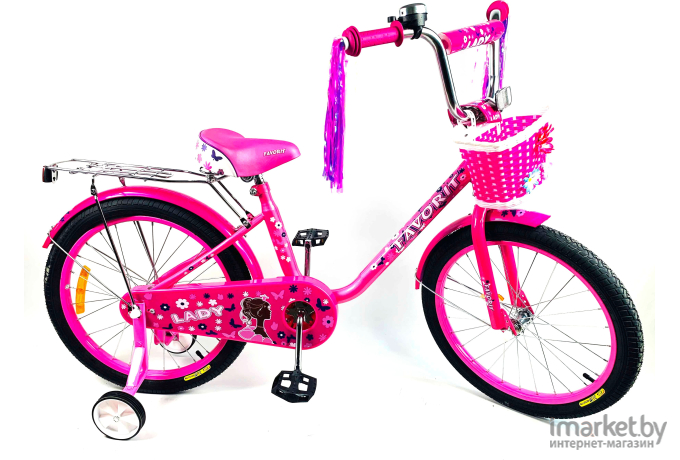 Велосипед детский Favorit Lady 20 2019 розовый [LAD-20RS]
