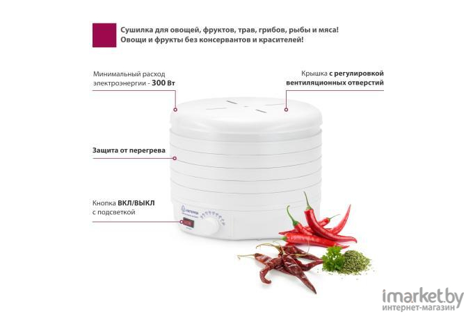 Сушилка для овощей и фруктов Мастерица ЭСБ-11/18-300