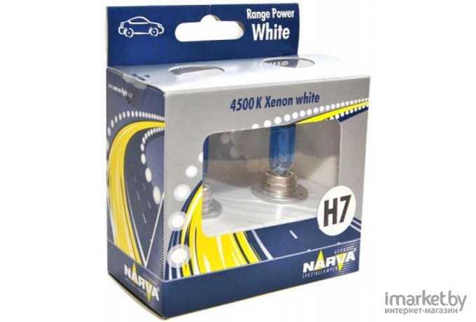 Автомобильная лампа Narva H7 Range Power White 2шт [48607RPW]