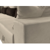 Угловой диван Mebelico Мэдисон Long 92 левый 59175 микровельвет бежевый подушки бежевый/коричневый