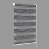 Рулонная штора Delfa Сантайм День-Ночь Натур МКД DN-4306 62x160 графит