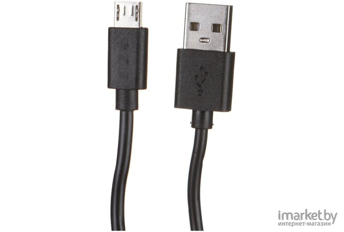 Кабель QUMO USB-Micro USB 1.8м опл. PVC кон. PVC чёрный [24428]