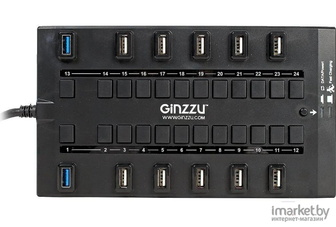USB-хаб Ginzzu GR-328UAB