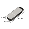 Карт-ридер Hama H-123900 USB3.0 серебристый [00123900]