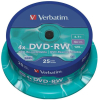 Оптический диск Verbatim DVD-RW 4.7Gb 4x Cake Box 25 шт [43639]