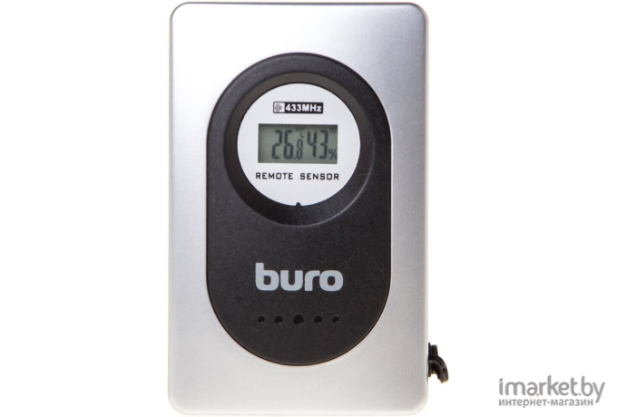 Метеостанция Buro H103G серебристый/черный