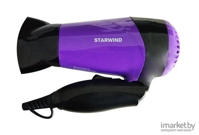 Фен StarWind SHP6102 черный/фиолетовый