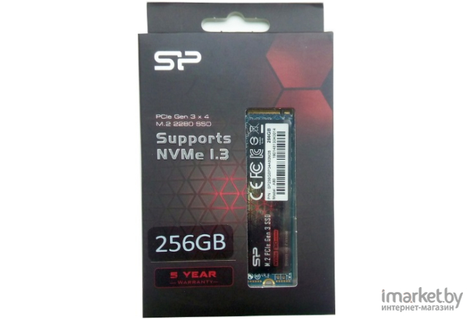 SSD диск Silicon-Power 256GB A80 [SP256GBP34A80M28]