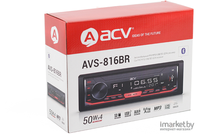 Автомагнитола ACV AVS-816BR [34493]
