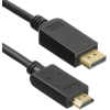 Аудио кабель Buro DisplayPort (m)/HDMI (m) v. 1.2 2 м черный [BHP DPP_HDMI-2]