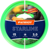 Леска для триммера Patriot Starline 3 мм 15 м звезда [805201066]