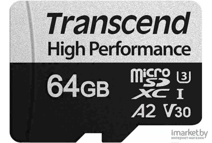 Карта памяти Transcend 64GB UHS-I U3 microSD [TS64GUSD330S]