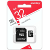 Карта памяти SmartBuy SDmicro Card 32GB Class 10 с адаптером SD [SB32GBSDCL10-01LE]