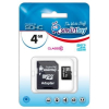 Карта памяти SmartBuy Micro SDHC 4GB Сlass 10 с адаптером SD [SB4GBSDCL10-01]