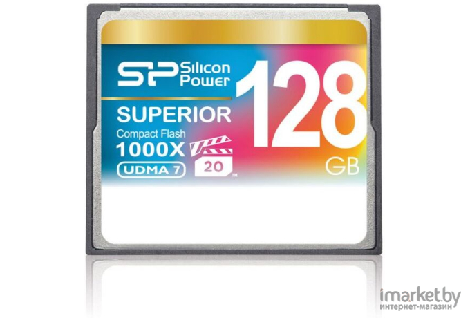 Карта памяти Silicon-Power CF 128GB 1000X [SP128GBCFC1K0V10]
