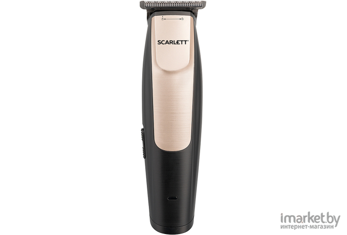 Машинка для стрижки волос Scarlett SC-HC63C77 черный/золотистый